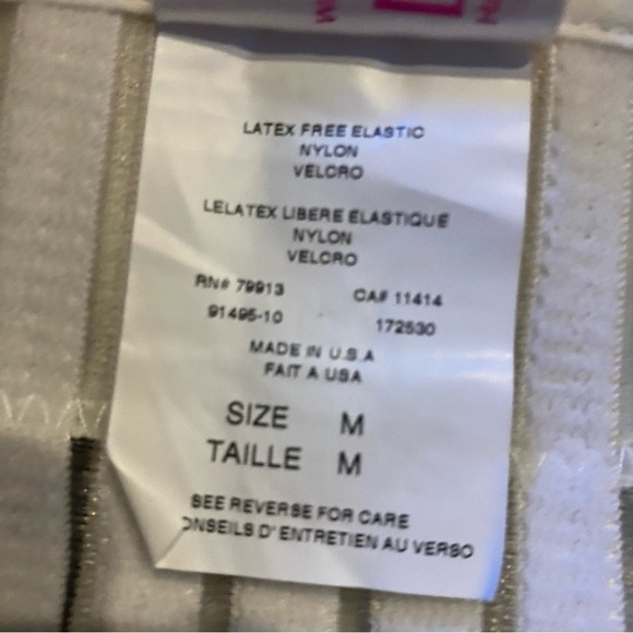 Loving Comfort Post Partum Support Belt, White, Size M - Picture 7 of 7